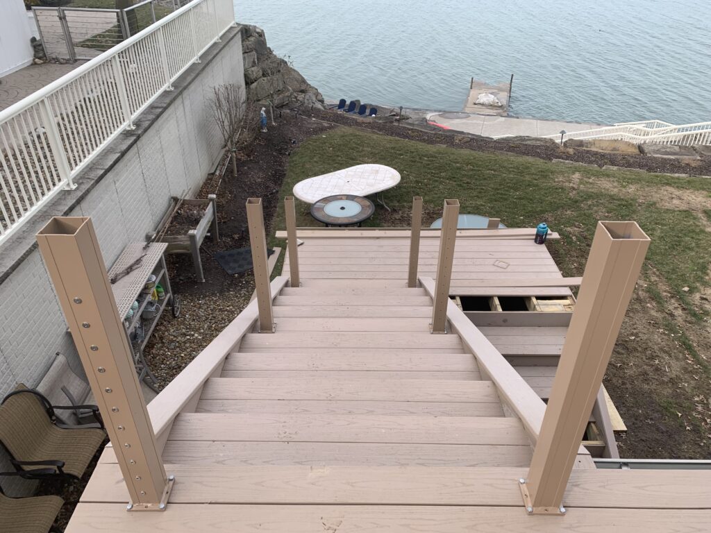 Deck stairs in avon lake ohio