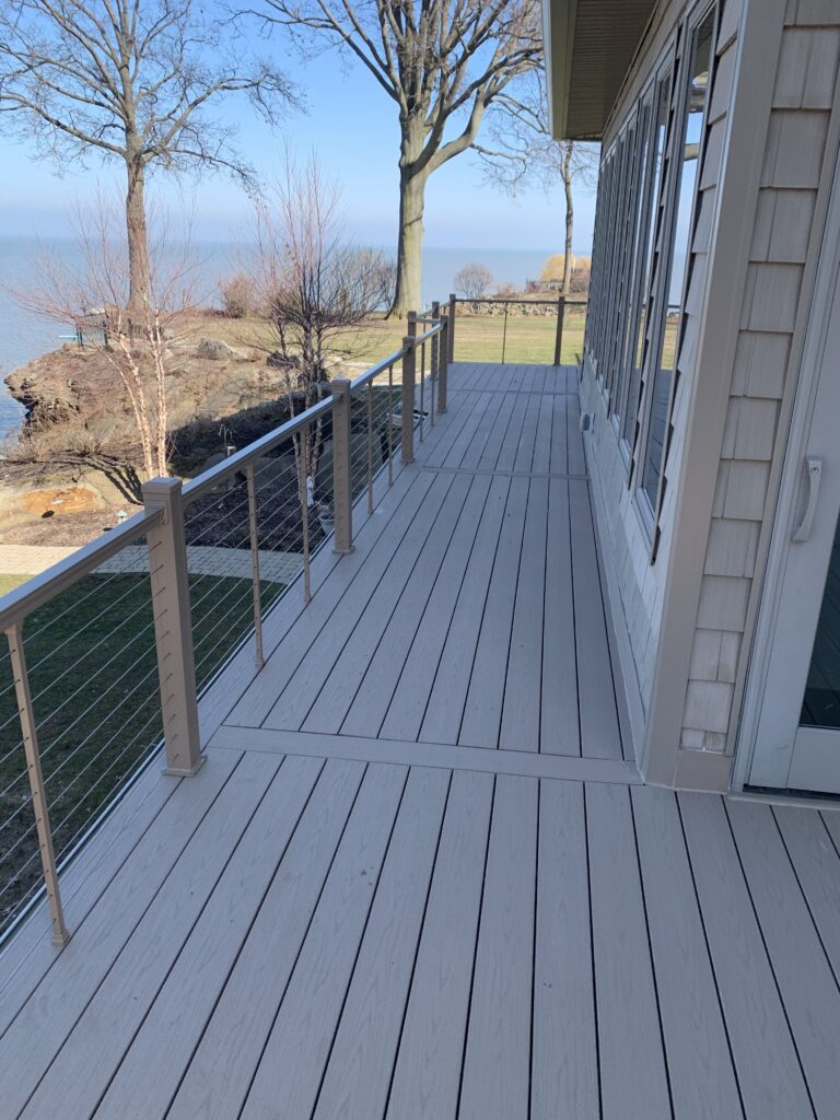 Railings in avon ohio made from stainless steel cables