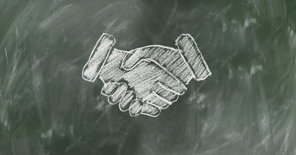 shaking hands, handshake, owner’s representative