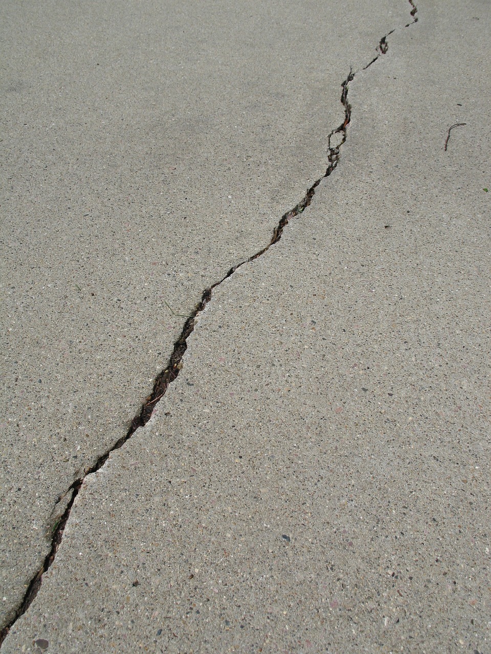 crack, cement, gray