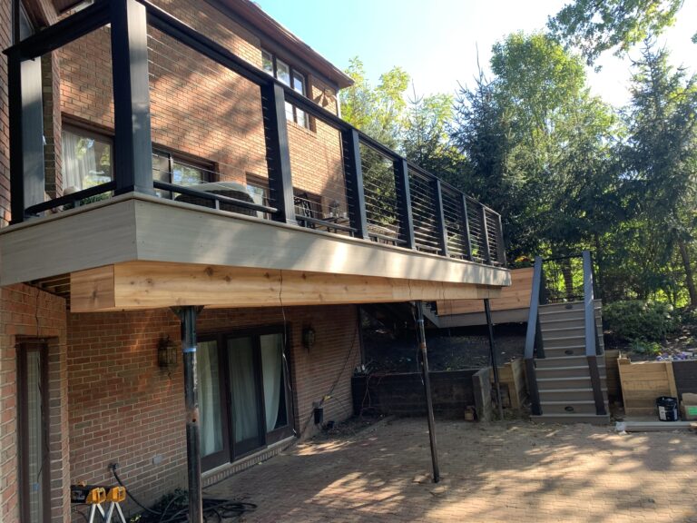 Composite Deck Construction in Westlake Ohio